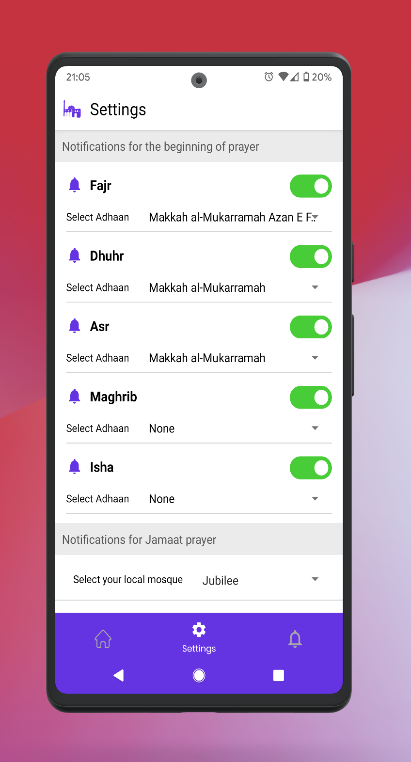 Download the Wycombe Mosque App